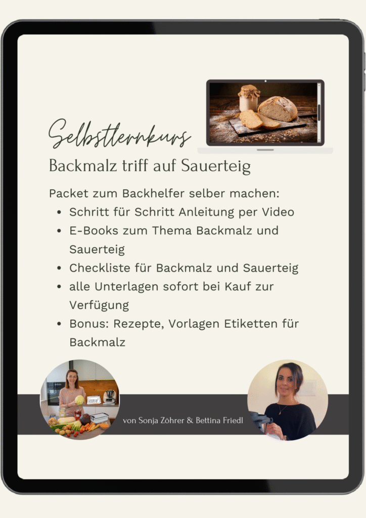 Selbstlernkurs Backmalz trifft auf Sauerteig