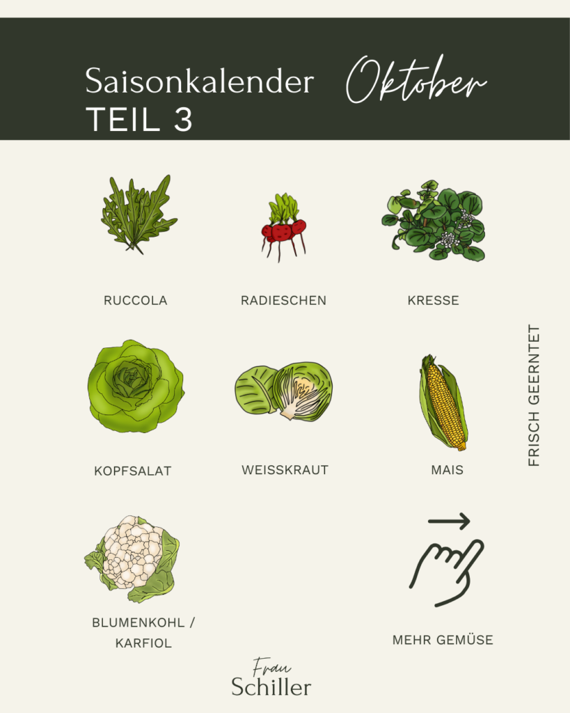 Saisonkalender Frau Schiller Oktober Teil 3